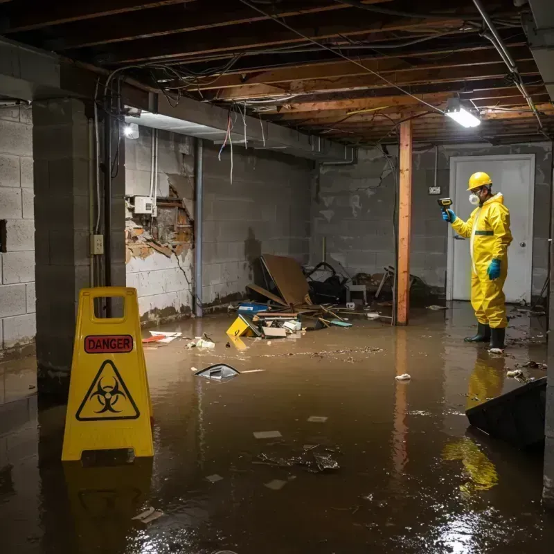 Flooded Basement Electrical Hazard in Braddock Heights, MD Property